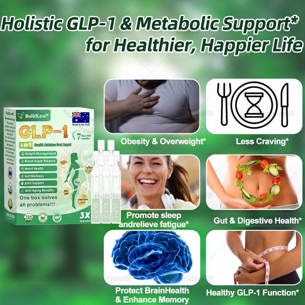 AU 𝖮𝖿𝖿𝗂𝖼𝗂𝖺𝗅 𝖲𝗍𝗈𝗋𝖾 | 𝑩𝒖𝐢𝒍𝒅𝑳𝒆𝐚𝒇® GL𝐏-1 6-𝒊𝒏-1 𝑯𝒆𝒂𝒍𝒕𝒉 𝑺𝒐𝒍𝒖𝒕𝒊𝒐𝒏 𝖮𝗋𝖺𝗅 𝐋𝐢𝐪𝐮𝐢𝐝 (𝑱𝒖𝒔𝒕 𝒐𝒏𝒄𝒆 𝒂 𝒅𝒂𝒚, 𝘃𝗶𝘀𝗶𝗯𝗹𝗲 𝗰𝗵𝗮𝗻𝗴𝗲𝘀 𝗶𝗻 𝟳 𝗱𝗮𝘆𝘀） ✅ 𝘍𝘰𝘳 𝘰𝘣𝘦𝘴𝘪𝘵𝘺, 𝘤𝘢𝘳𝘥𝘪𝘰𝘷𝘢𝘴𝘤𝘶𝘭𝘢𝘳 𝘩𝘦𝘢𝘭𝘵𝘩,𝙙𝙞𝙖𝙗𝙚𝙩𝙚𝙨, 𝙨𝙡𝙚𝙚𝙥 𝐚𝐩𝐧𝐞𝐚, 𝐆𝐮𝐭 𝐇𝐞𝐚𝐥𝐭𝐡, 𝐣𝐨𝐢𝐧𝐭 𝐢𝐬𝐬𝐮𝐞𝐬, 𝐚𝐧𝐝 𝐦𝐨𝐫𝐞