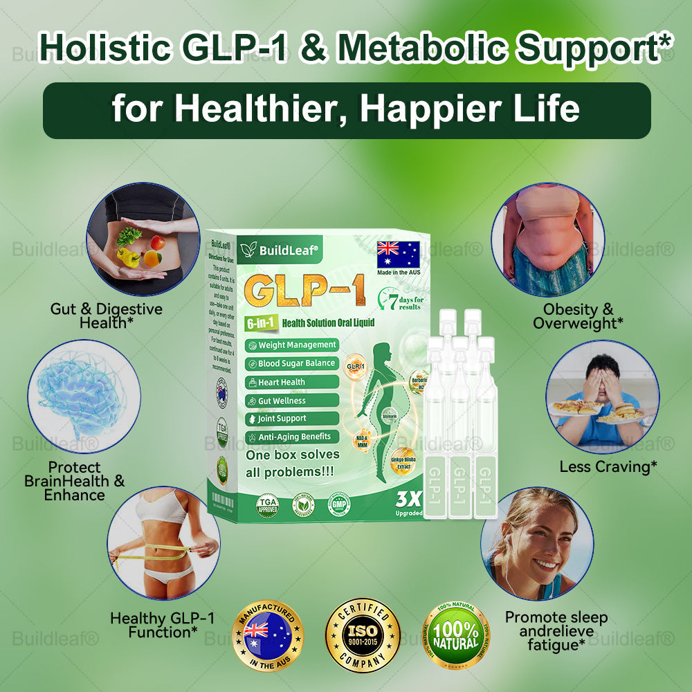 AU 𝖮𝖿𝖿𝗂𝖼𝗂𝖺𝗅 𝖲𝗍𝗈𝗋𝖾 | 𝑩𝒖𝐢𝒍𝒅𝑳𝒆𝐚𝒇® GL𝐏-1 6-𝒊𝒏-1 𝑯𝒆𝒂𝒍𝒕𝒉 𝑺𝒐𝒍𝒖𝒕𝒊𝒐𝒏 𝖮𝗋𝖺𝗅 𝐋𝐢𝐪𝐮𝐢𝐝 (𝑱𝒖𝒔𝒕 𝒐𝒏𝒄𝒆 𝒂 𝒅𝒂𝒚, 𝘃𝗶𝘀𝗶𝗯𝗹𝗲 𝗰𝗵𝗮𝗻𝗴𝗲𝘀 𝗶𝗻 𝟳 𝗱𝗮𝘆𝘀） ✅ 𝘍𝘰𝘳 𝘰𝘣𝘦𝘴𝘪𝘵𝘺, 𝘤𝘢𝘳𝘥𝘪𝘰𝘷𝘢𝘴𝘤𝘶𝘭𝘢𝘳 𝘩𝘦𝘢𝘭𝘵𝘩,𝙙𝙞𝙖𝙗𝙚𝙩𝙚𝙨, 𝙨𝙡𝙚𝙚𝙥 𝐚𝐩𝐧𝐞𝐚, 𝐆𝐮𝐭 𝐇𝐞𝐚𝐥𝐭𝐡, 𝐣𝐨𝐢𝐧𝐭 𝐢𝐬𝐬𝐮𝐞𝐬, 𝐚𝐧𝐝 𝐦𝐨𝐫𝐞