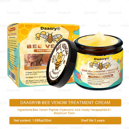 TGA Official: Daasry® Bee Venom Skin Restoration Cream - Anti-aging, Hydrating, Skin Firming & Lifting, Skin Repair, Even Tone, Acne and Dark Spot Treatment, Wart and Mole Removal, and Psoriasis Relief.