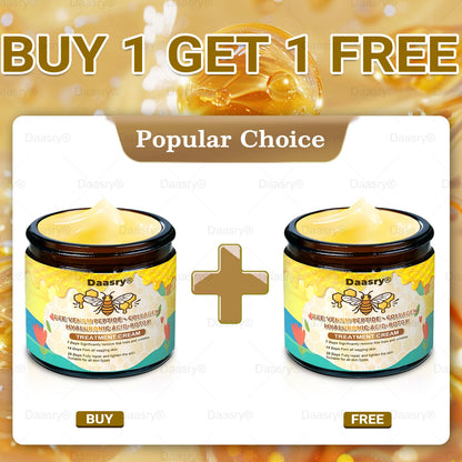 TGA Official: Daasry® Bee Venom Skin Restoration Cream - Anti-aging, Hydrating, Skin Firming & Lifting, Skin Repair, Even Tone, Acne and Dark Spot Treatment, Wart and Mole Removal, and Psoriasis Relief.