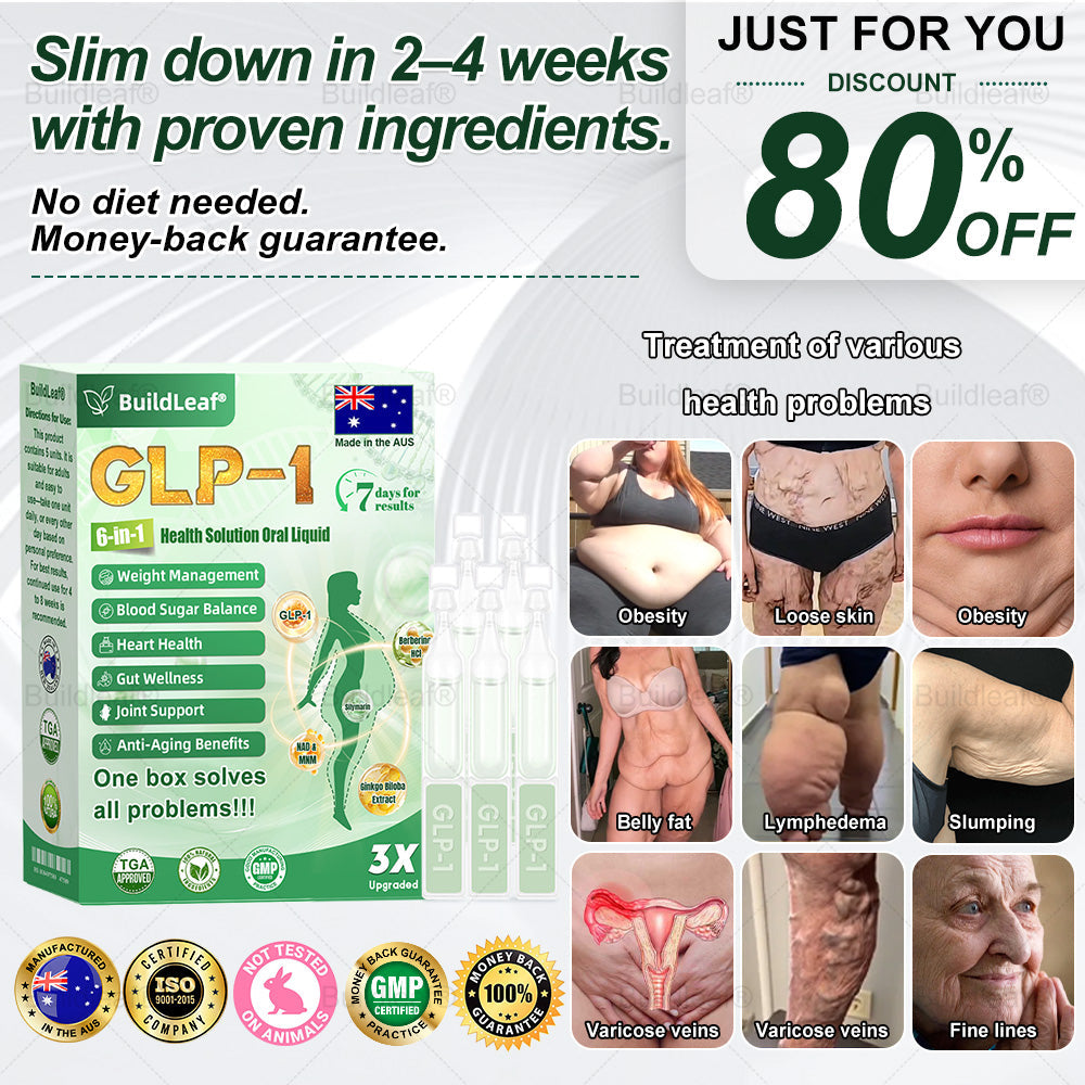 AU 𝖮𝖿𝖿𝗂𝖼𝗂𝖺𝗅 𝖲𝗍𝗈𝗋𝖾 | 𝑩𝒖𝐢𝒍𝒅𝑳𝒆𝐚𝒇® GL𝐏-1 6-𝒊𝒏-1 𝑯𝒆𝒂𝒍𝒕𝒉 𝑺𝒐𝒍𝒖𝒕𝒊𝒐𝒏 𝖮𝗋𝖺𝗅 𝐋𝐢𝐪𝐮𝐢𝐝 (𝑱𝒖𝒔𝒕 𝒐𝒏𝒄𝒆 𝒂 𝒅𝒂𝒚, 𝘃𝗶𝘀𝗶𝗯𝗹𝗲 𝗰𝗵𝗮𝗻𝗴𝗲𝘀 𝗶𝗻 𝟳 𝗱𝗮𝘆𝘀） ✅ 𝘍𝘰𝘳 𝘰𝘣𝘦𝘴𝘪𝘵𝘺, 𝘤𝘢𝘳𝘥𝘪𝘰𝘷𝘢𝘴𝘤𝘶𝘭𝘢𝘳 𝘩𝘦𝘢𝘭𝘵𝘩,𝙙𝙞𝙖𝙗𝙚𝙩𝙚𝙨, 𝙨𝙡𝙚𝙚𝙥 𝐚𝐩𝐧𝐞𝐚, 𝐆𝐮𝐭 𝐇𝐞𝐚𝐥𝐭𝐡, 𝐣𝐨𝐢𝐧𝐭 𝐢𝐬𝐬𝐮𝐞𝐬, 𝐚𝐧𝐝 𝐦𝐨𝐫𝐞