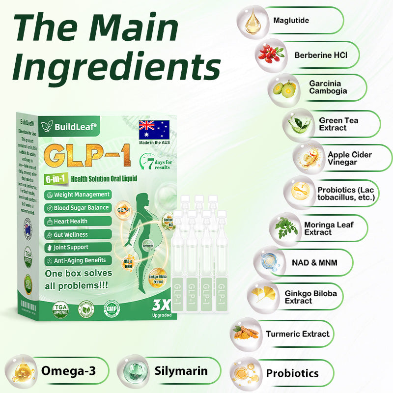 𝖮𝖿𝖿𝗂𝖼𝗂𝖺𝗅 𝖲𝗍𝗈𝗋𝖾 | 𝑩𝒖𝐢𝒍𝒅𝑳𝒆𝐚𝒇® GL𝐏-1 6-𝒊𝒏-1 𝑯𝒆𝒂𝒍𝒕𝒉 𝑺𝒐𝒍𝒖𝒕𝒊𝒐𝒏 𝖮𝗋𝖺𝗅 𝐋𝐢𝐪𝐮𝐢𝐝 (𝑱𝒖𝒔𝒕 𝒐𝒏𝒄𝒆 𝒂 𝒅𝒂𝒚, 𝘃𝗶𝘀𝗶𝗯𝗹𝗲 𝗰𝗵𝗮𝗻𝗴𝗲𝘀 𝗶𝗻 𝟳 𝗱𝗮𝘆𝘀） ✅ 𝘍𝘰𝘳 𝘰𝘣𝘦𝘴𝘪𝘵𝘺, 𝘤𝘢𝘳𝘥𝘪𝘰𝘷𝘢𝘴𝘤𝘶𝘭𝘢𝘳 𝘩𝘦𝘢𝘭𝘵𝘩,𝙙𝙞𝙖𝙗𝙚𝙩𝙚𝙨, 𝙨𝙡𝙚𝙚𝙥 𝐚𝐩𝐧𝐞𝐚, 𝐆𝐮𝐭 𝐇𝐞𝐚𝐥𝐭𝐡, 𝐣𝐨𝐢𝐧𝐭 𝐢𝐬𝐬𝐮𝐞𝐬, 𝐚𝐧𝐝 𝐦𝐨𝐫𝐞