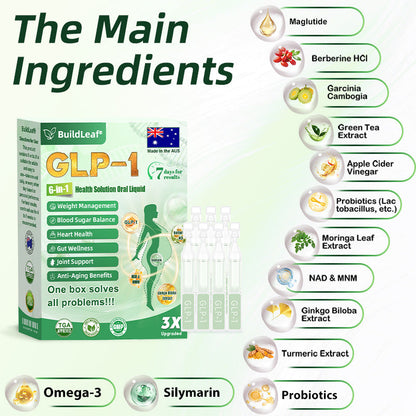 𝖮𝖿𝖿𝗂𝖼𝗂𝖺𝗅 𝖲𝗍𝗈𝗋𝖾 | 𝑩𝒖𝐢𝒍𝒅𝑳𝒆𝐚𝒇® GL𝐏-1 6-𝒊𝒏-1 𝑯𝒆𝒂𝒍𝒕𝒉 𝑺𝒐𝒍𝒖𝒕𝒊𝒐𝒏 𝖮𝗋𝖺𝗅 𝐋𝐢𝐪𝐮𝐢𝐝 (𝑱𝒖𝒔𝒕 𝒐𝒏𝒄𝒆 𝒂 𝒅𝒂𝒚, 𝘃𝗶𝘀𝗶𝗯𝗹𝗲 𝗰𝗵𝗮𝗻𝗴𝗲𝘀 𝗶𝗻 𝟳 𝗱𝗮𝘆𝘀） ✅ 𝘍𝘰𝘳 𝘰𝘣𝘦𝘴𝘪𝘵𝘺, 𝘤𝘢𝘳𝘥𝘪𝘰𝘷𝘢𝘴𝘤𝘶𝘭𝘢𝘳 𝘩𝘦𝘢𝘭𝘵𝘩,𝙙𝙞𝙖𝙗𝙚𝙩𝙚𝙨, 𝙨𝙡𝙚𝙚𝙥 𝐚𝐩𝐧𝐞𝐚, 𝐆𝐮𝐭 𝐇𝐞𝐚𝐥𝐭𝐡, 𝐣𝐨𝐢𝐧𝐭 𝐢𝐬𝐬𝐮𝐞𝐬, 𝐚𝐧𝐝 𝐦𝐨𝐫𝐞